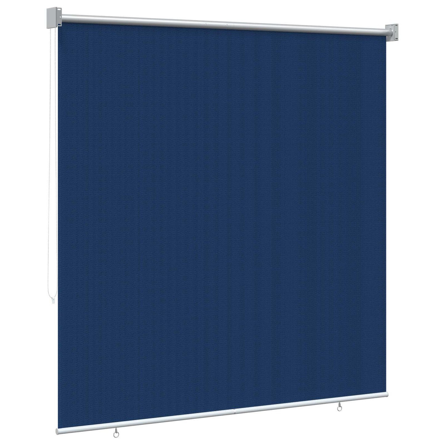 Outdoor Roller Blind 90% UV Block Blue 140 x 140 cm HDPE