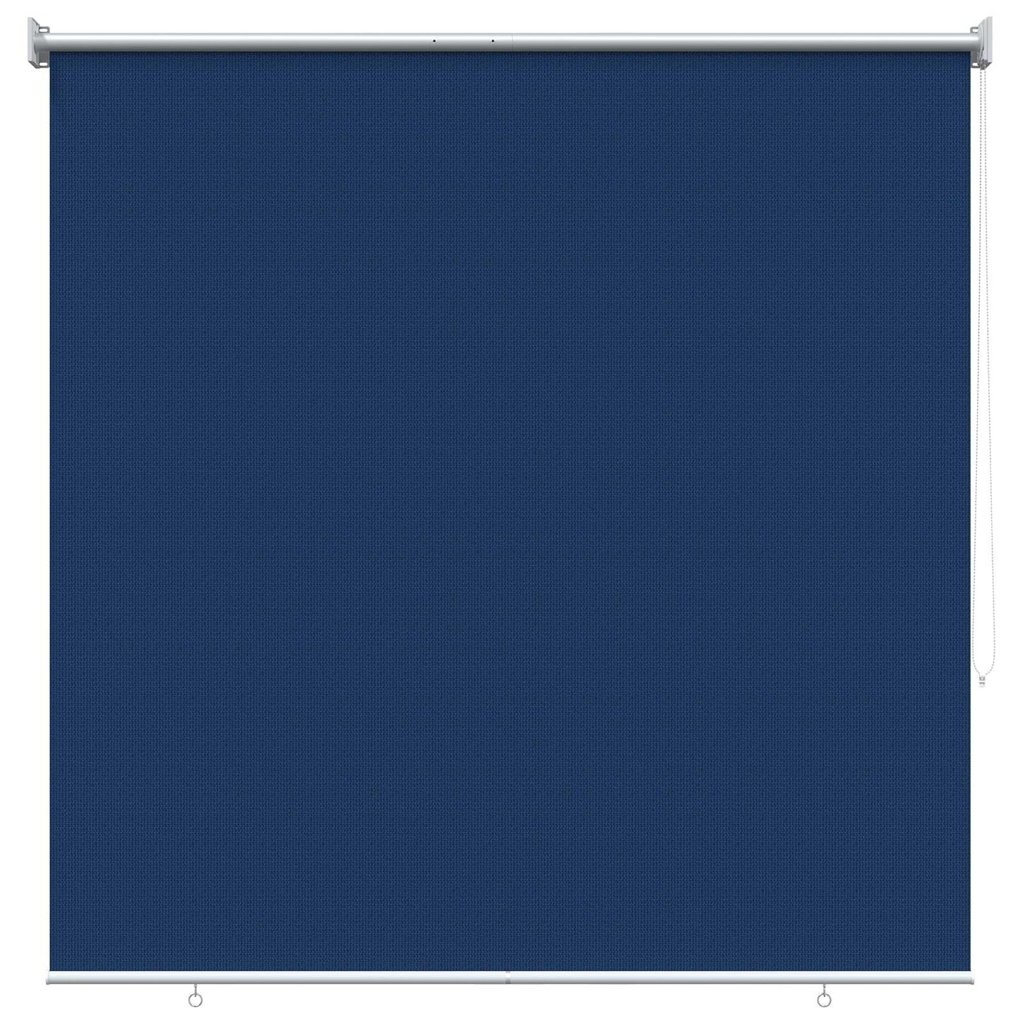 Outdoor Roller Blind 90% UV Block Blue 140 x 140 cm HDPE