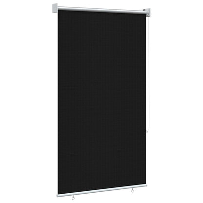 Outdoor Roller Blind 90% UV Block Black 80 x 230 cm HDPE