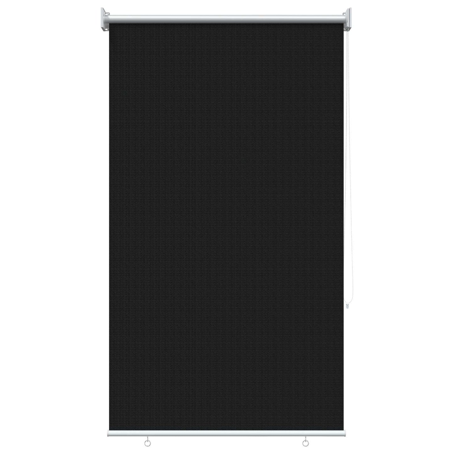 Outdoor Roller Blind 90% UV Block Black 80 x 230 cm HDPE