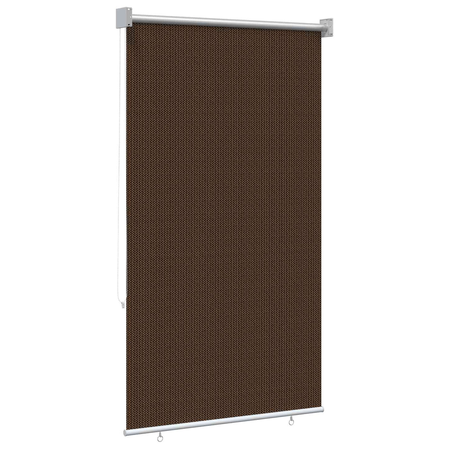 Outdoor Roller Blind 90% UV Block Brown 80 x 230 cm HDPE