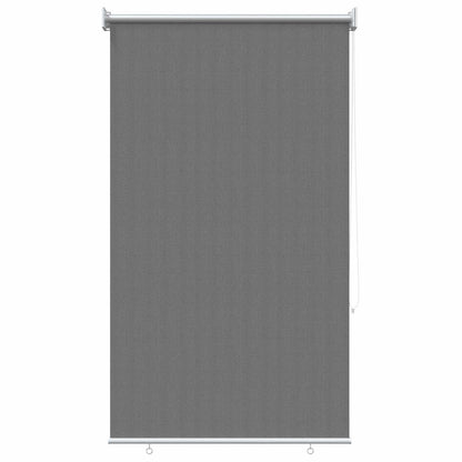 Outdoor Roller Blind 90% UV Block Light Grey 60 x 140 cm HDPE