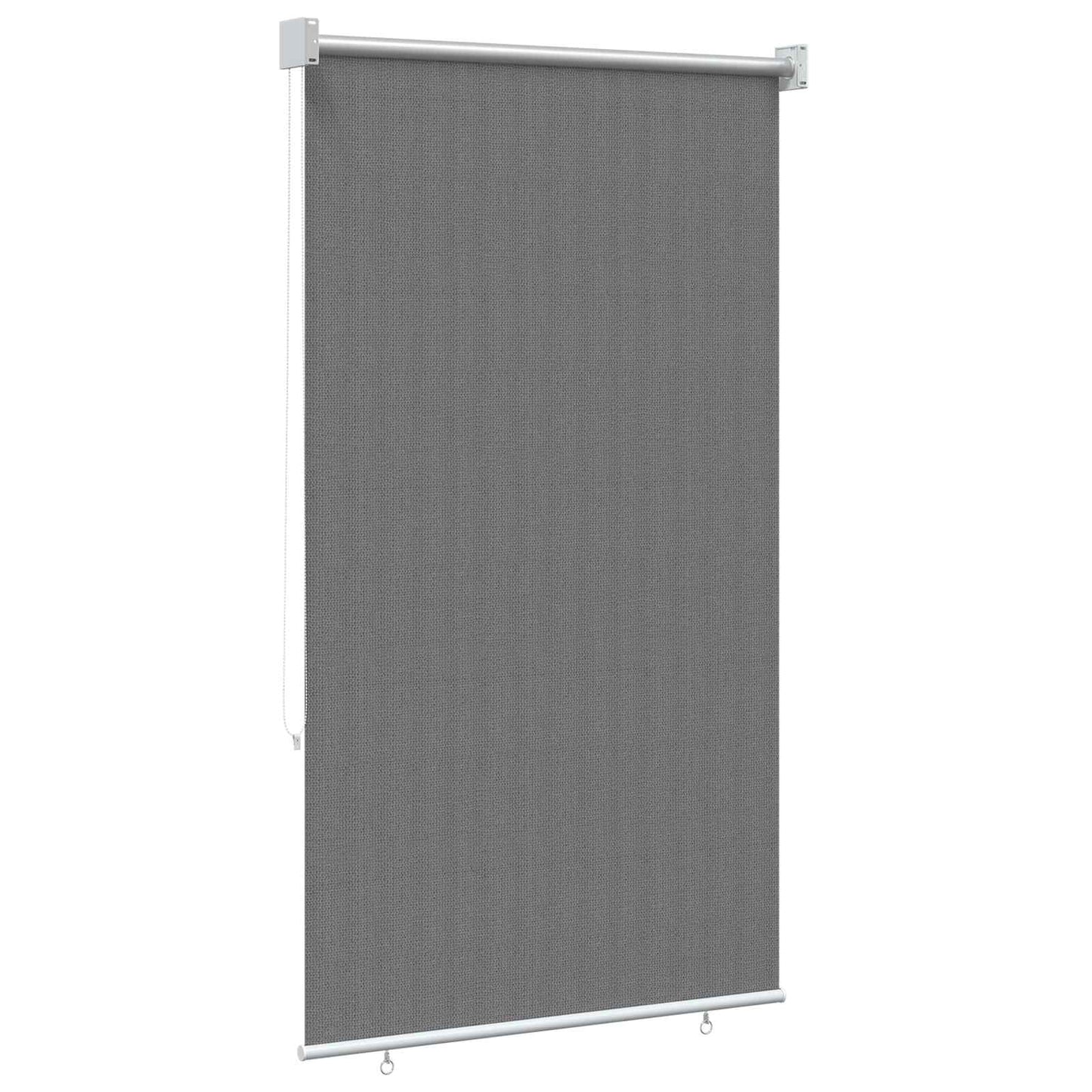 Outdoor Roller Blind 90% UV Block Light Grey 80 x 140 cm HDPE
