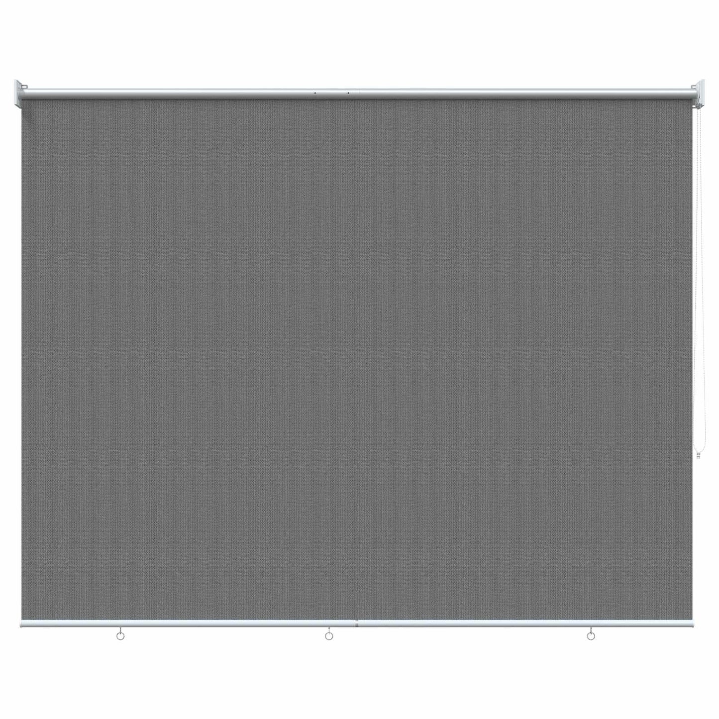 Outdoor Roller Blind 90% UV Block Light Grey 200 x 140 cm HDPE