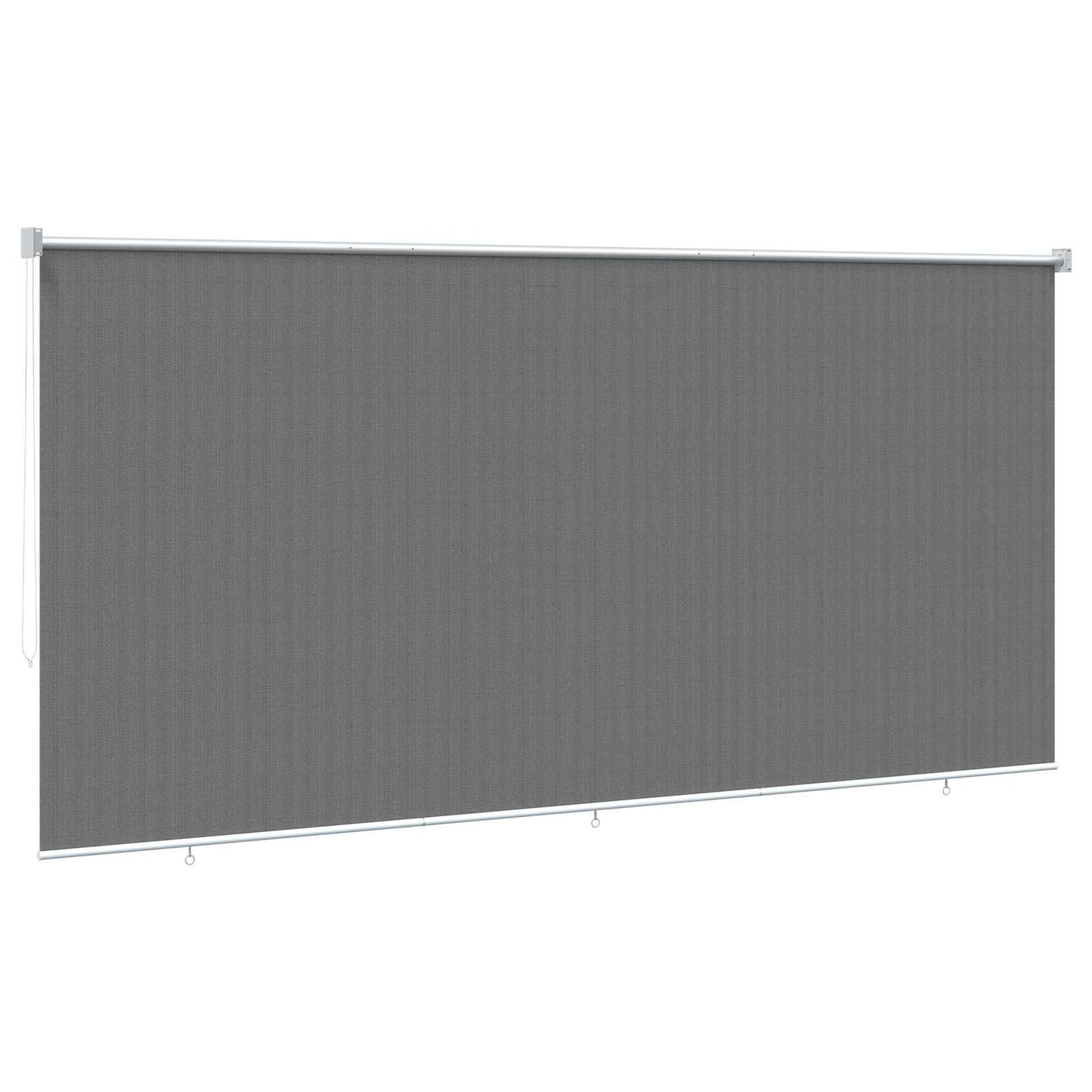 Outdoor Roller Blind 90% UV Block Light Grey 240 x 140 cm HDPE
