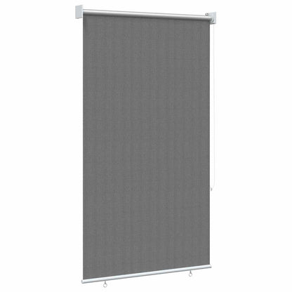 Outdoor Roller Blind 90% UV Block Light Grey 80 x 230 cm HDPE