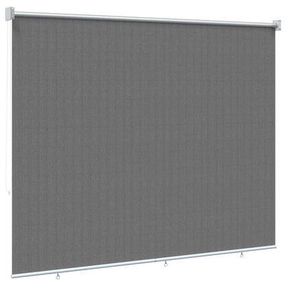 Outdoor Roller Blind 90% UV Block Light Grey 220 x 230 cm HDPE