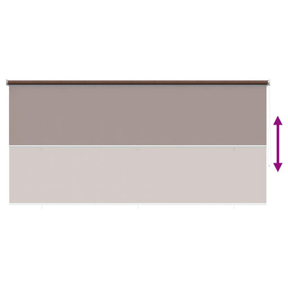 Outdoor Roller Blind 90% UV Block Taupe 300 x 140 cm HDPE