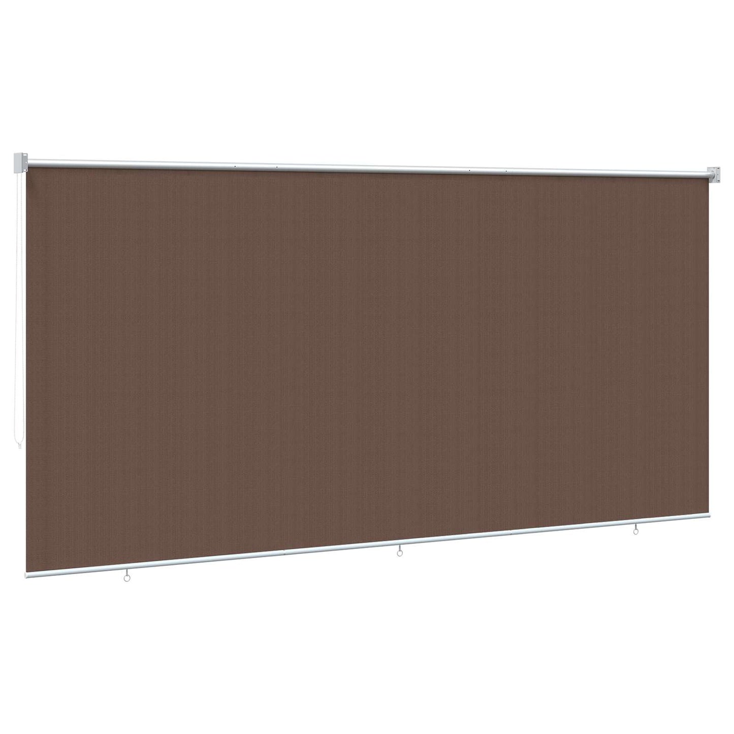 Outdoor Roller Blind 90% UV Block Taupe 400 x 230 cm HDPE