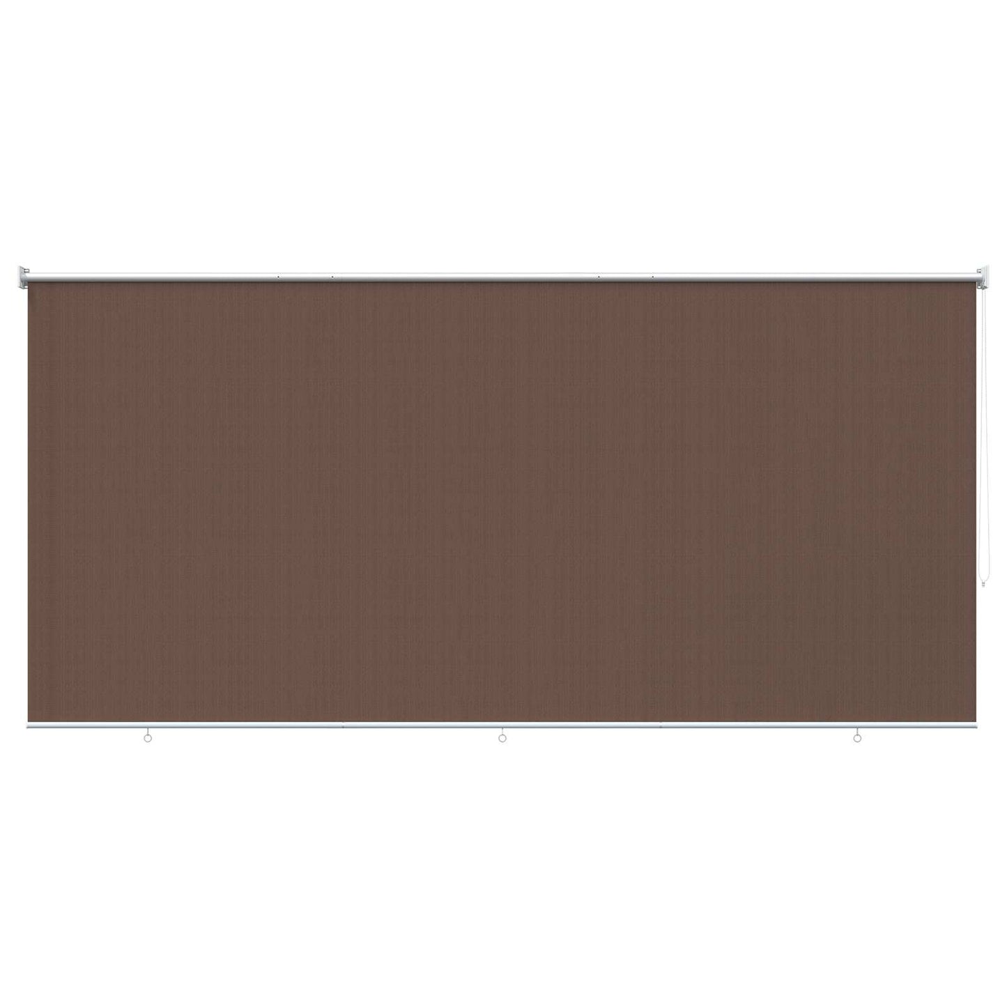 Outdoor Roller Blind 90% UV Block Taupe 400 x 230 cm HDPE