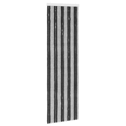 Insect Curtain Chenille Grey and Black 56 x 185 cm 100% PP