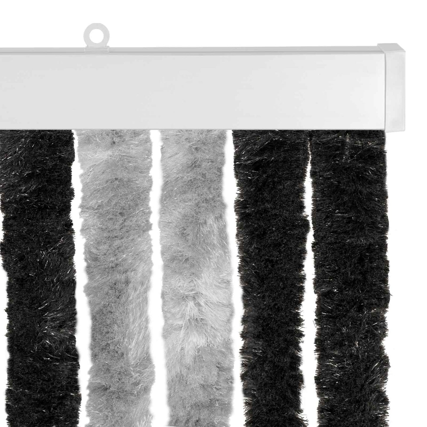 Insect Curtain Chenille Grey and Black 56 x 200 cm 100% PP