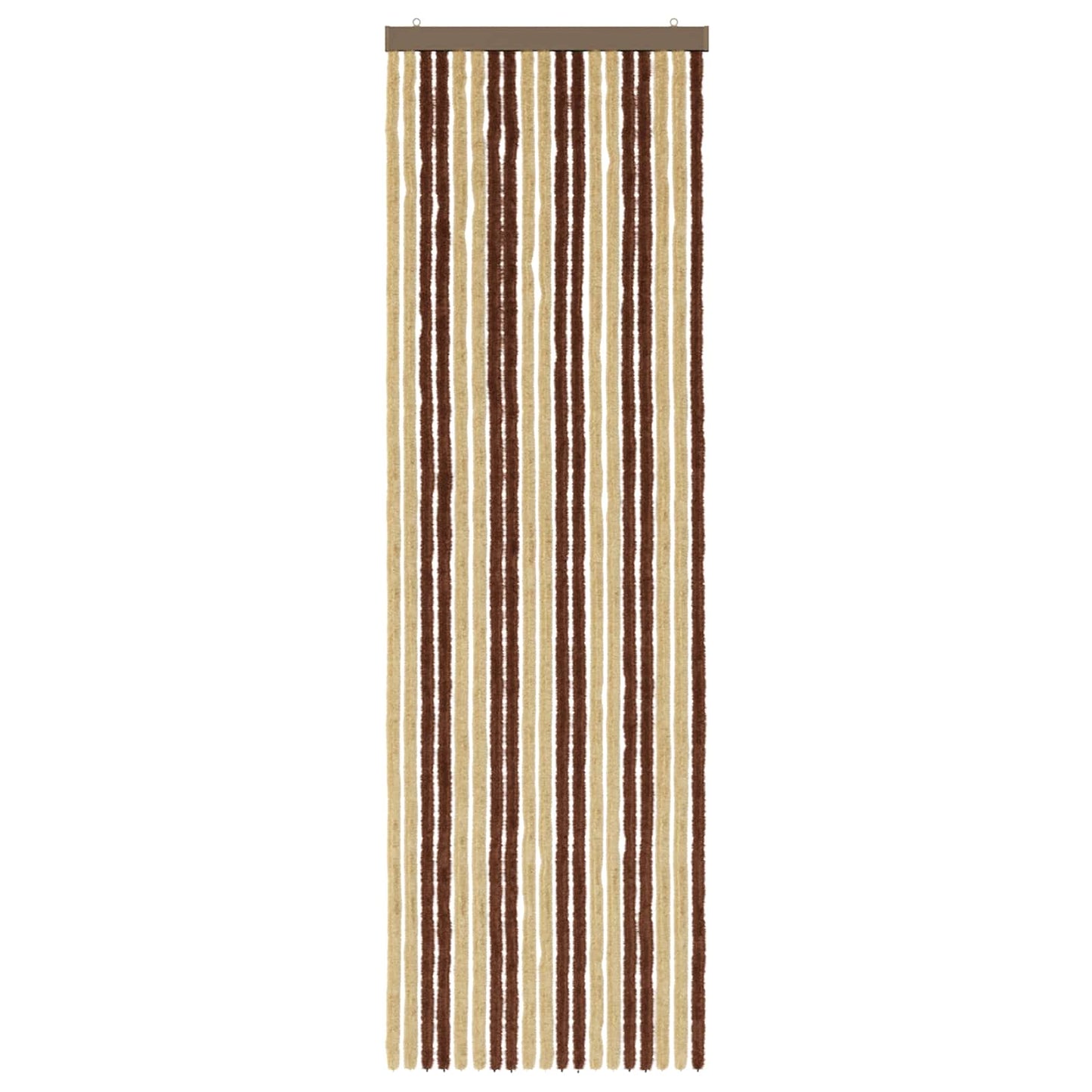 Insect Curtain Chenille Brown and Beige 56 x 185 cm 100% PP