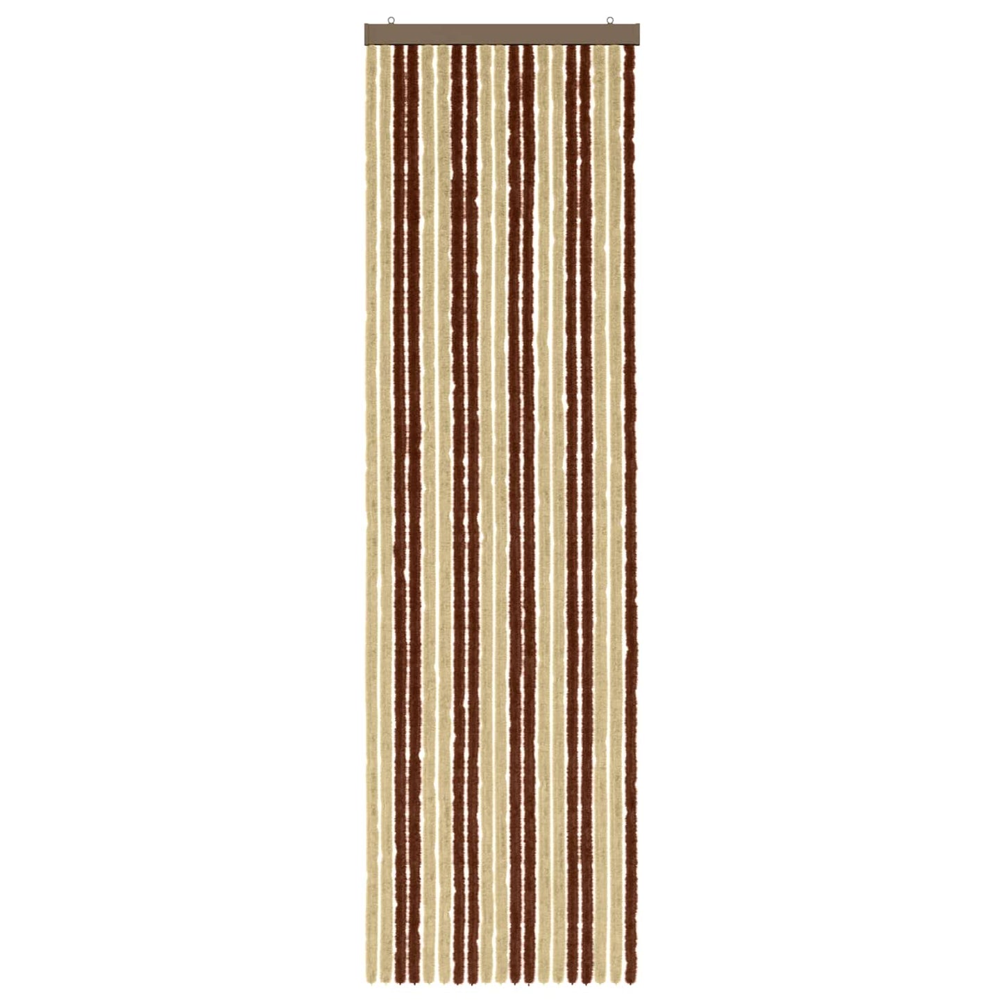 Insect Curtain Chenille Brown and Beige 56 x 200 cm 100% PP