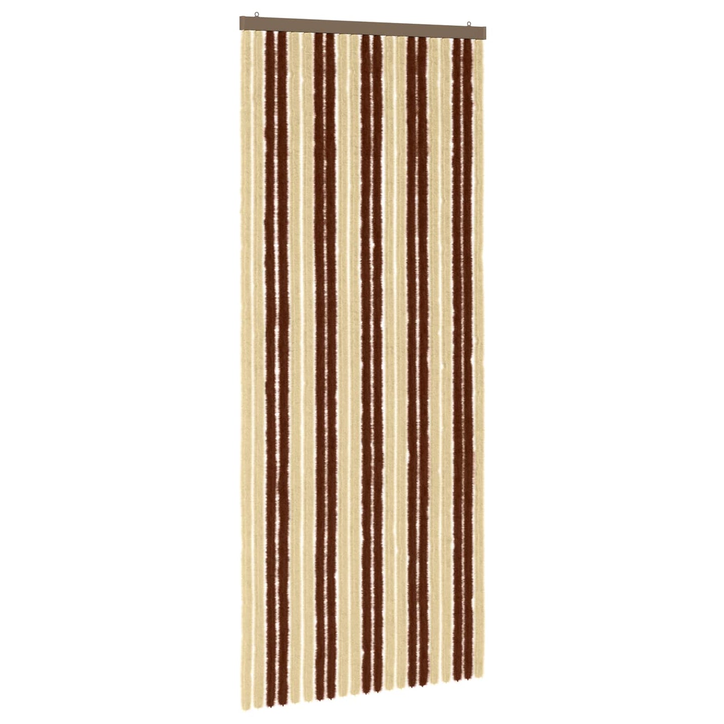 Insect Curtain Chenille Brown and Beige 90 x 220 cm 100% PP