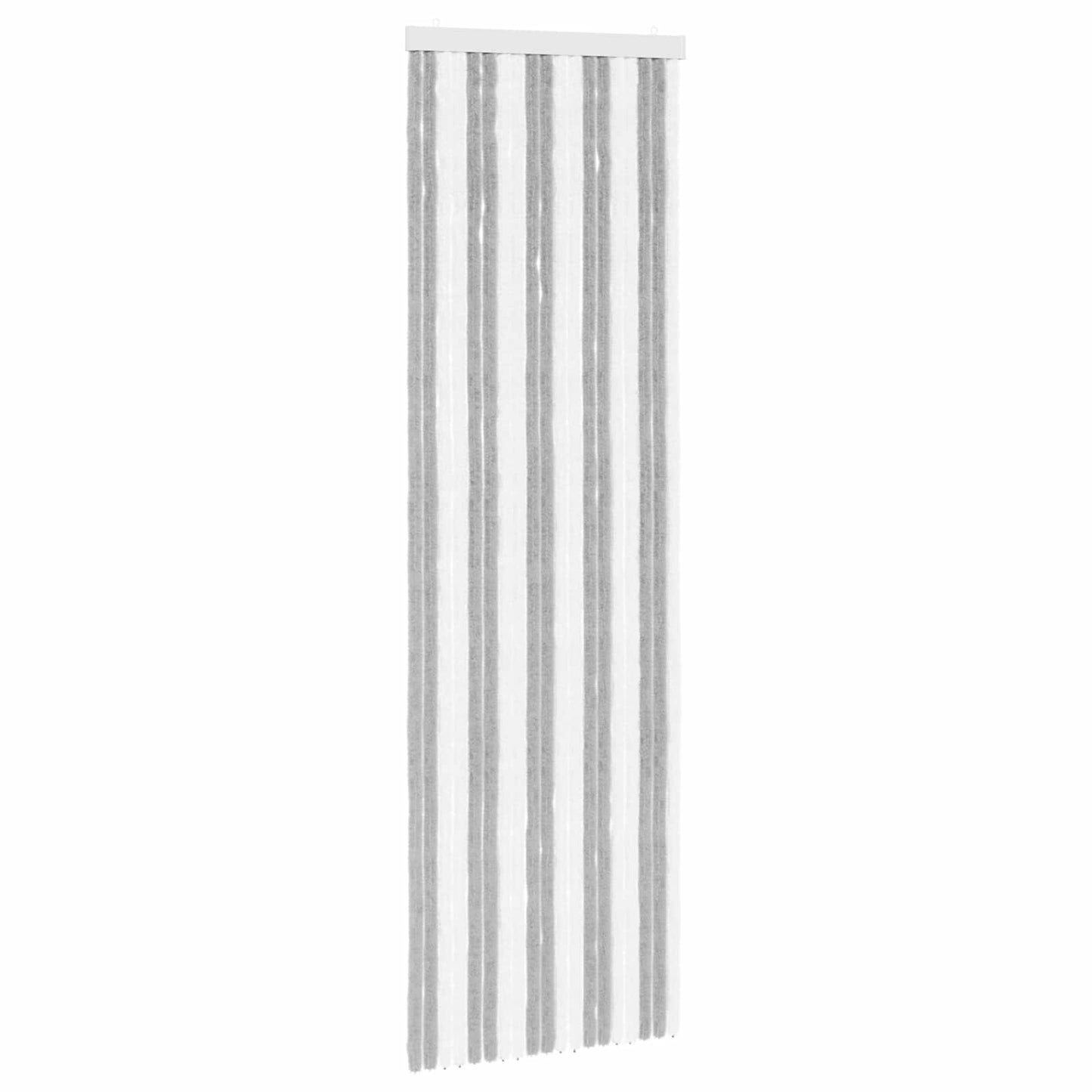 Insect Curtain Chenille Grey and White 56 x 185 cm 100% PP