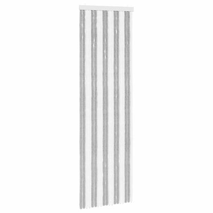 Insect Curtain Chenille Grey and White 56 x 185 cm 100% PP