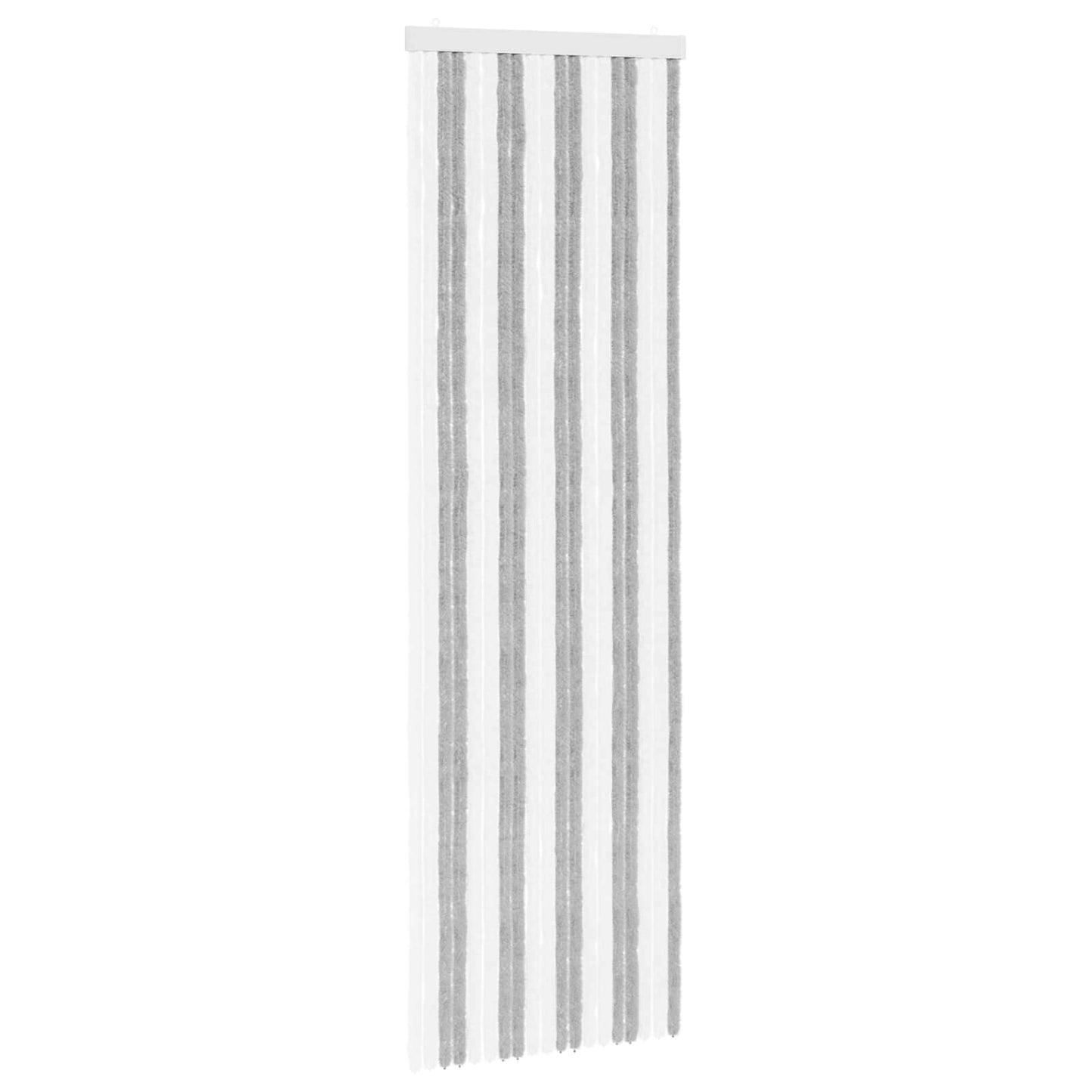Insect Curtain Chenille Grey and White 56 x 185 cm 100% PP