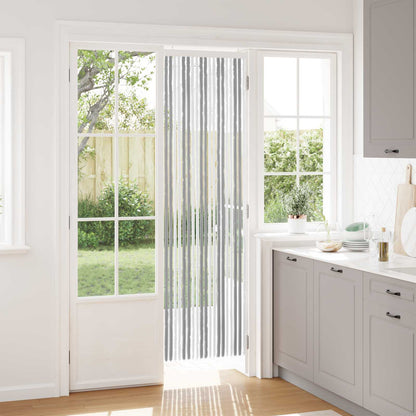 Insect Curtain Chenille Grey and White 56 x 200 cm 100% PP