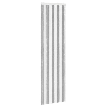 Insect Curtain Chenille Grey and White 56 x 200 cm 100% PP