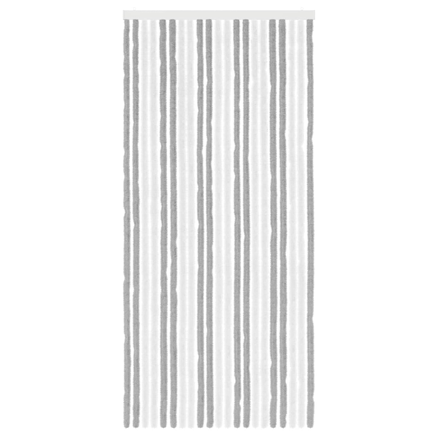 Insect Curtain Chenille Grey and White 90 x 200 cm 100% PP