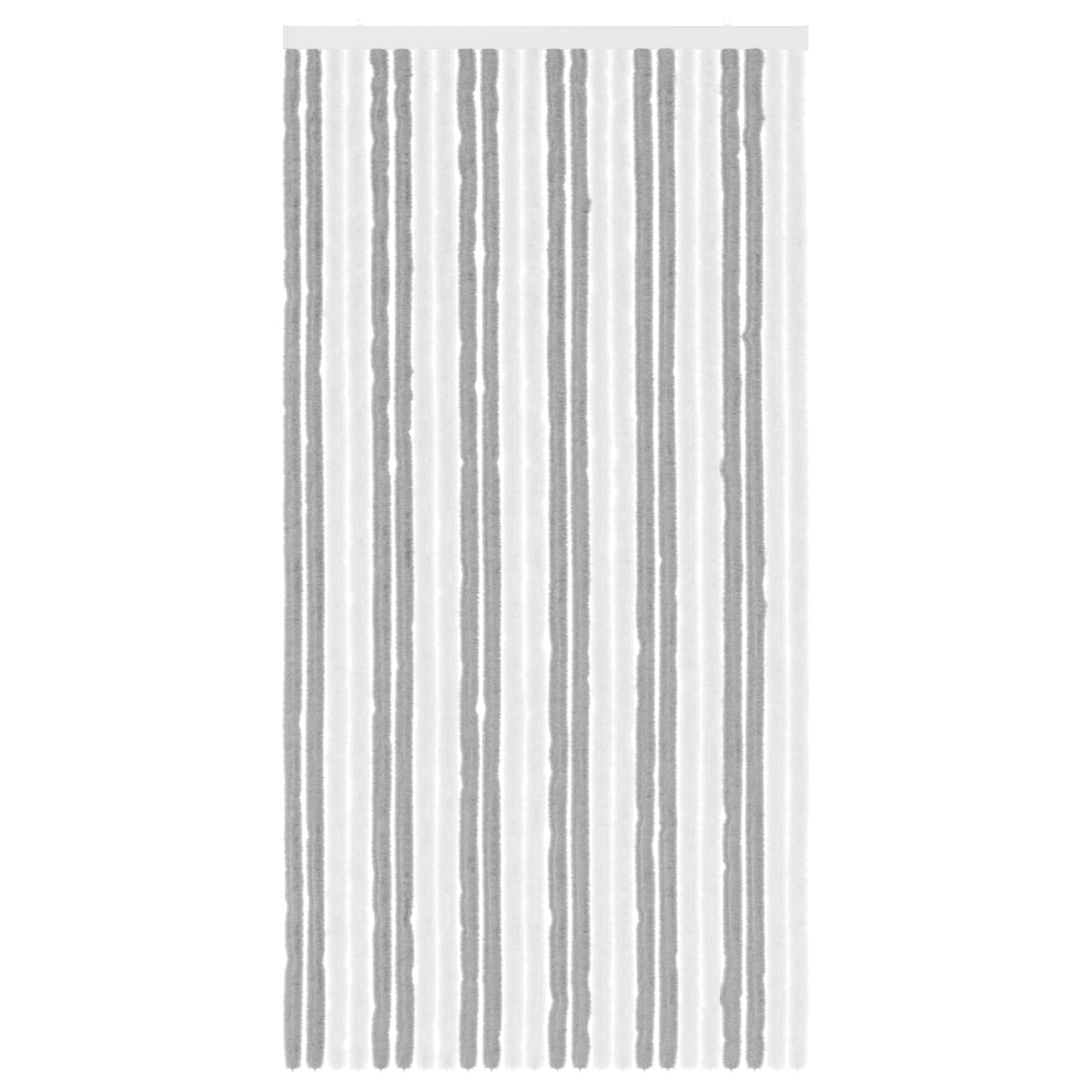 Insect Curtain Chenille Grey and White 100 x 200 cm 100% PP