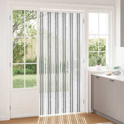 Insect Curtain Chenille Grey and White 100 x 220 cm 100% PP