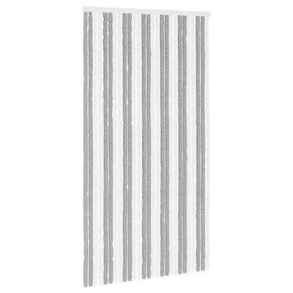 Insect Curtain Chenille Grey and White 118 x 220 cm 100% PP
