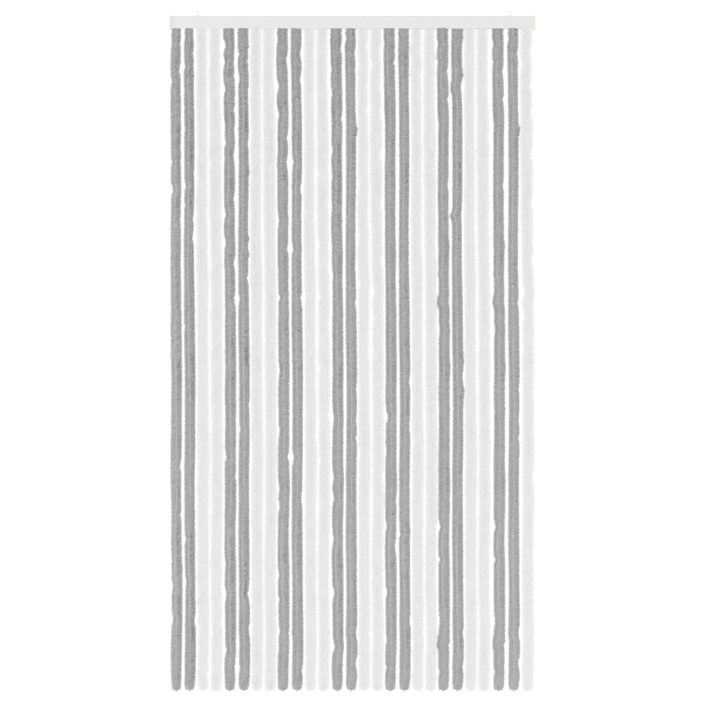 Insect Curtain Chenille Grey and White 118 x 220 cm 100% PP