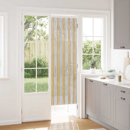 Insect Curtain Chenille Grey and Beige 56 x 185 cm 100% PP