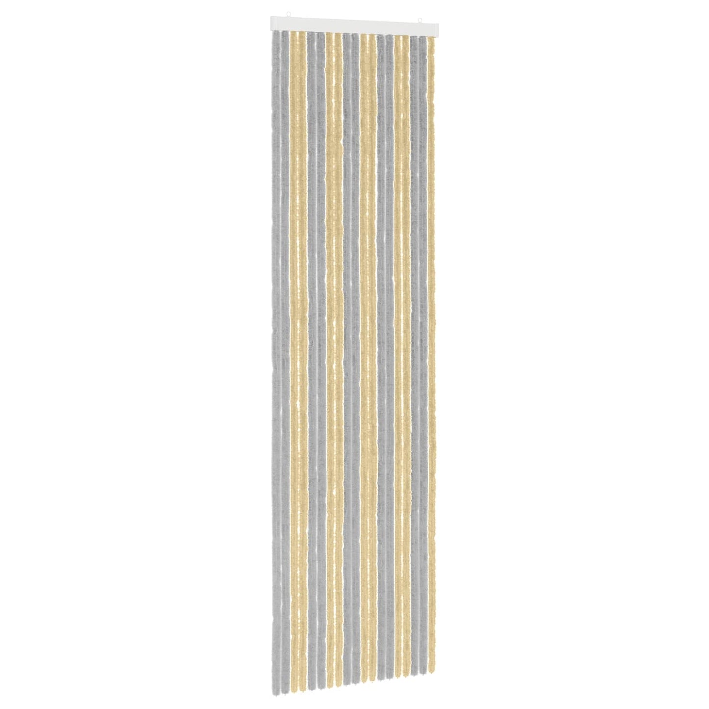 Insect Curtain Chenille Grey and Beige 56 x 200 cm 100% PP