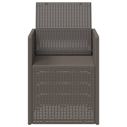 Garden Dining Chairs 2 pcs Light Grey PP
