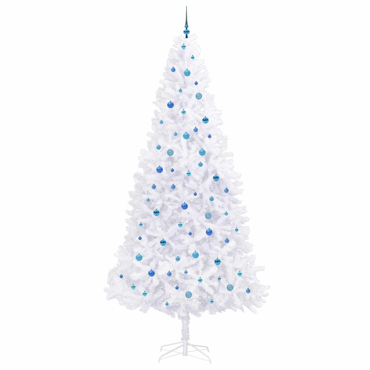 Artificial Christmas Tree with Stand White 300 cm PVC and Steel