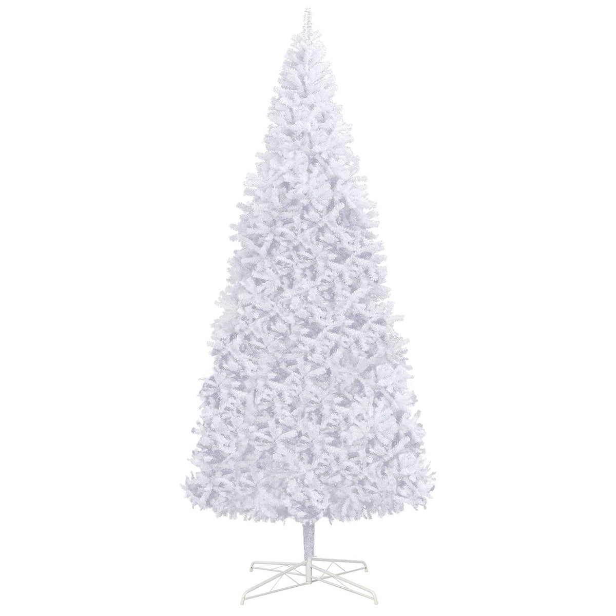 Artificial Christmas Tree with Stand White 400 cm PVC and Steel