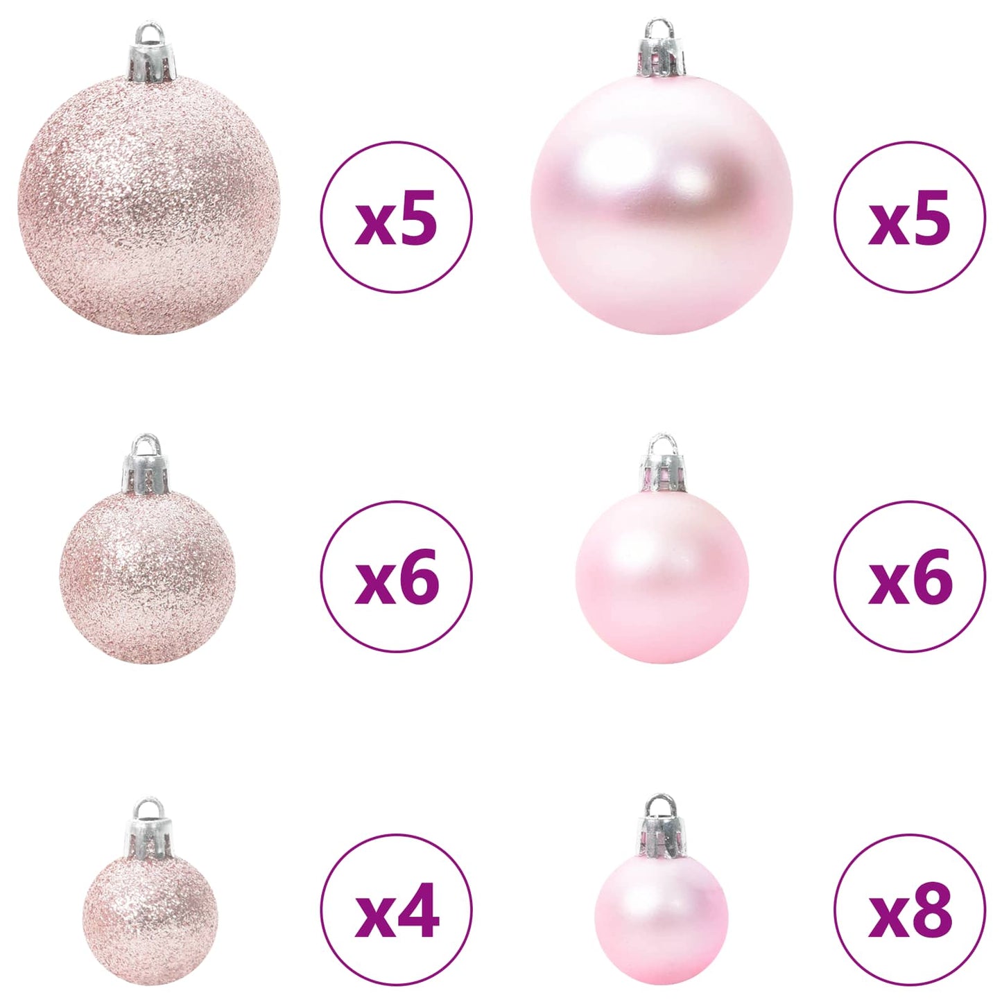 Artificial Hinged Christmas Tree White 150 cm PVC and Steel