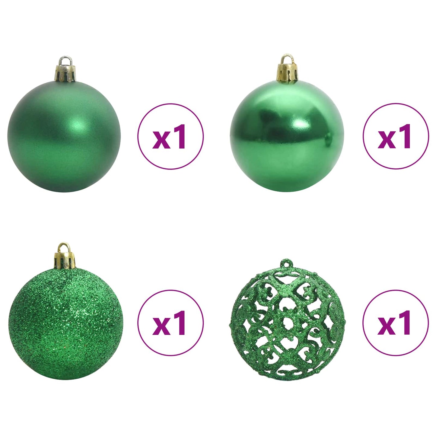 Artificial Hinged Christmas Tree White 150 cm PVC and Steel