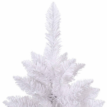 Artificial Hinged Christmas Tree White 270 cm PVC and Steel