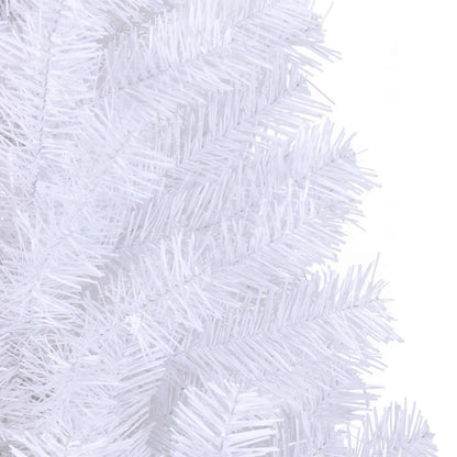Artificial Christmas Tree with Stand White 210 cm PVC and Steel