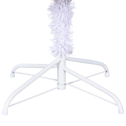Artificial Christmas Tree with Stand White 210 cm PVC and Steel