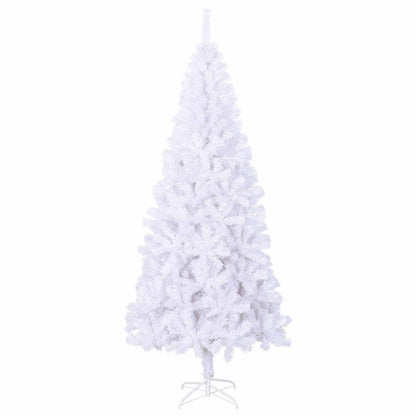 Artificial Christmas Tree with Stand White 210 cm PVC and Steel