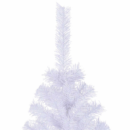 Artificial Christmas Tree with Stand White 240 cm PVC and Steel