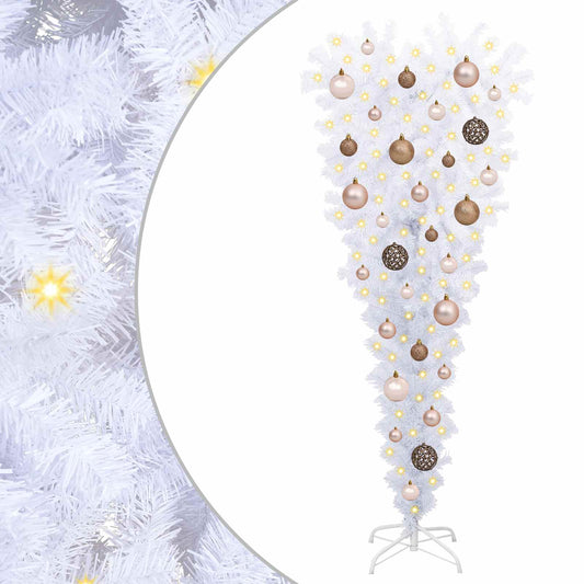 Artificial Christmas Tree with Stand White 120 cm PVC and Steel
