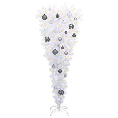 Artificial Christmas Tree with Stand White 120 cm PVC and Steel