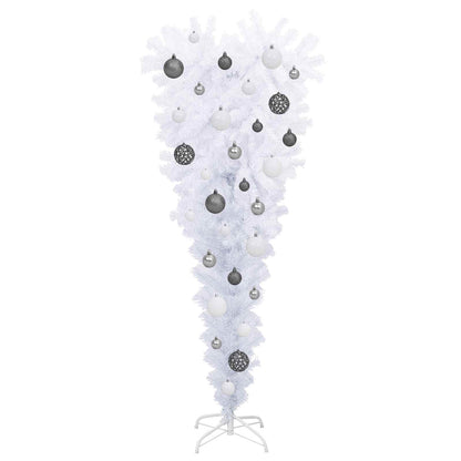 Artificial Christmas Tree with Stand White 120 cm PVC and Steel