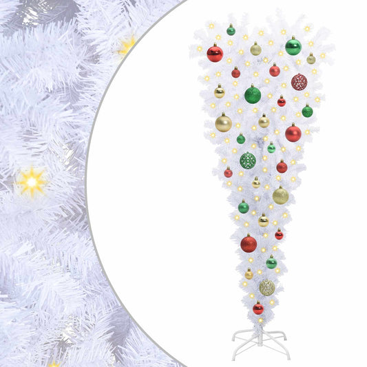 Artificial Christmas Tree with Stand White 120 cm PVC and Steel