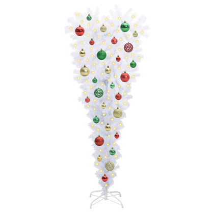 Artificial Christmas Tree with Stand White 120 cm PVC and Steel