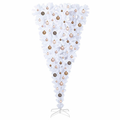 Artificial Christmas Tree with Stand White 180 cm PVC and Steel