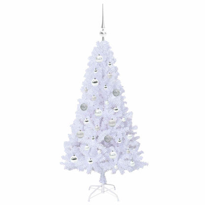 Artificial Christmas Tree with Stand White 120 cm PVC and Steel