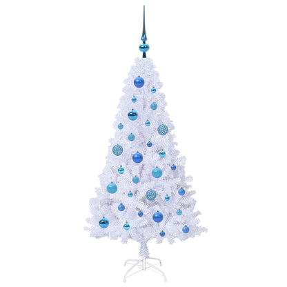 Artificial Christmas Tree with Stand White 120 cm PVC and Steel