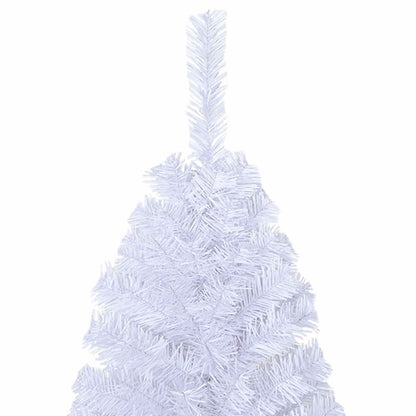 Artificial Christmas Tree with Stand White 210 cm PVC and Steel